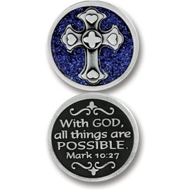 Cathedral Art PT621 God Companion Unique Decorative Coin, 1-1/4-Inch