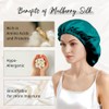 Gorro Seda 100 Morera Coletero Regalo Mujer Dormir Ducha Cuidado