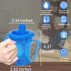 Ehucon Dysphagia Regulating Drinking Cup, Prevent Choking for Dysphagia/Dementia/Elderly,Dispenses 5cc