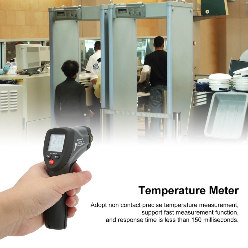 DT‑8863B Dual Lasers Infrared Thermometer Handheld Industrial Electronic Temperature Tester