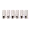 20 Pcs Round Connector Nut M6x1.0 10 L25mm Rod Coupling