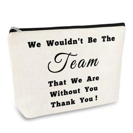 Mikela Boss Gift Leader Appreciation for Women Makeup Bags Thank You Gift for Team Leader Supervisor Coach Cosmetic Bag Boss Day Birthday Retirement Leaving Farewell Gifts for Coworker Leader Boss