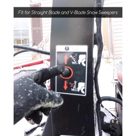GUZIKO Double Reset Snow Plow Switch Fit for Boss Boot Switch Replace MSC1889 MSC4238, ON-Off-ON Snow Plow Controller Fit for Straight Blade and V-Blade Snow Sweepers