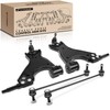 A-Premium Set of 4, Front Lower Control Arm, Sway Bar