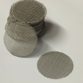 PipeScreenZ™ - Made in USA 100 COUNT Stainless Steel T304 Wire Mesh Screen Filter Disks 5/8" MADE IN USA!