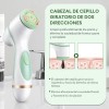 Cepillo Facial Eléctrico CkeyiN USB Inalámbrico 2 Velocidades Blanco