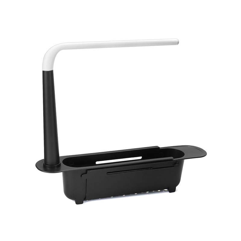 QWORK® Teleskop spülbecken Organizer, spülbecken Organizer hängend, spülbecken Organizer schmal,