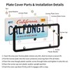CPProDilig 2 Pack License Plate Covers & Frames, Rust-Proof 4