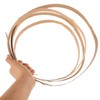 STOBOK Bamboo Weaving Strip Roll Flat Bamboo Strip for Basket