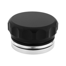 ECSiNG Car 2 Inch Weld-On Filler Neck Oil Cap Aluminium Alloy Cap for Oil Tanks Fuel Tanks Water Tanks Dry Fuel Tanks, Black