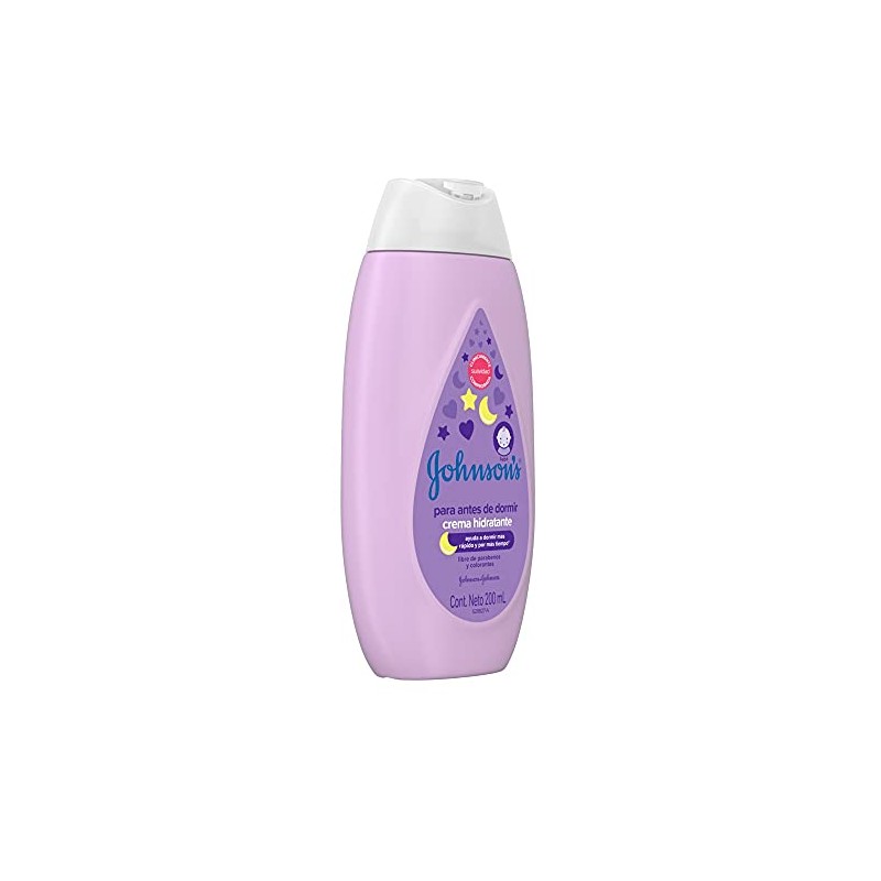 JOHNSON'S Crema Corporal Para Bebé Antes de Dormir 200 ml