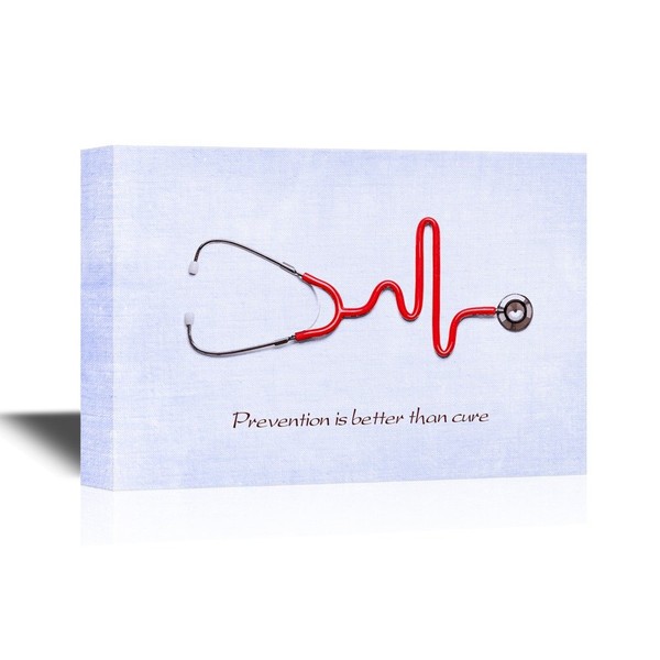 wall26 - Clinic Canvas Wall Art - Prevention is Better