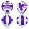 Asgzed Soft Light Volleyball-Soft&Quiet Fabric Indoor Volleyball Lightweight for Kids