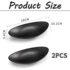 MEMOFYND 2 Pieces Of Black Tray, Simple Design Tray, Home Decoration Tray, Home Accessories, Can Store Food, Jewelry, Keys