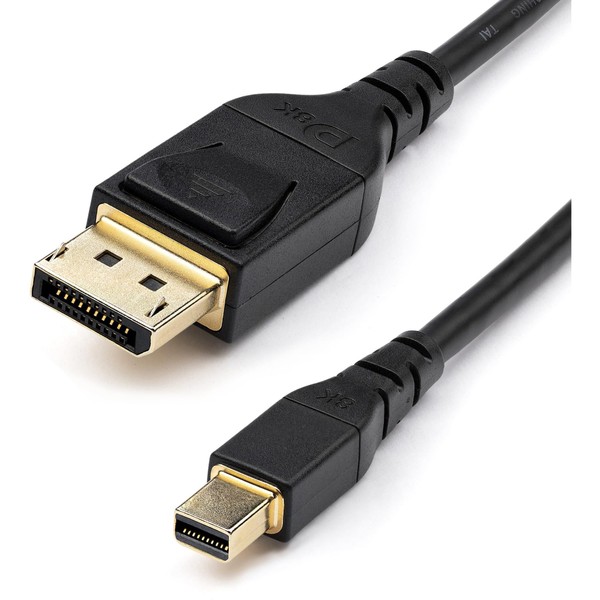 StarTech.com 6ft (2m) VESA Certified Mini DisplayPort to DisplayPort 1.4