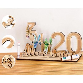 Giftota Money Gifts Birthday 20th Gifts for 20th Birthday Man Woman 20th Gifts Wooden Decoration