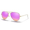 MERRY'S Classic Polarized Aviator Sunglasses for Men Women S6025, Polished