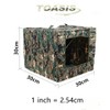 TOASIS Slingshot Target Practice Catch Box Camouflage Color Dimension 30cm