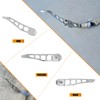 HCmotorku Motorcycle Kickstand Extension Kit Fit For Harley Dyna Street