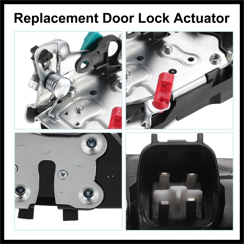 Hihaha Rear Left Door Latch Lock Actuator Replacement Fit for