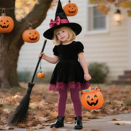 American Trends Girls Ballet Dance Tights for Toddler - Soft Baby Leggings, Infant Elastic Dance Tights for Girls, Wine 3-6X