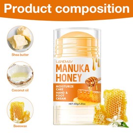 3PCS Urea Cream 60 Percent for Feet, Honey Foot Cream, Foot Cream for Cracked Heels and Dry Skin, Cracked Heel Repair Cream for Skin Care Hands & Feet