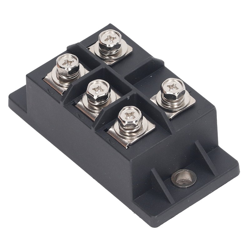 3 Phase Bridge Rectifier 75A 5 Terminal ABS Brass Heat