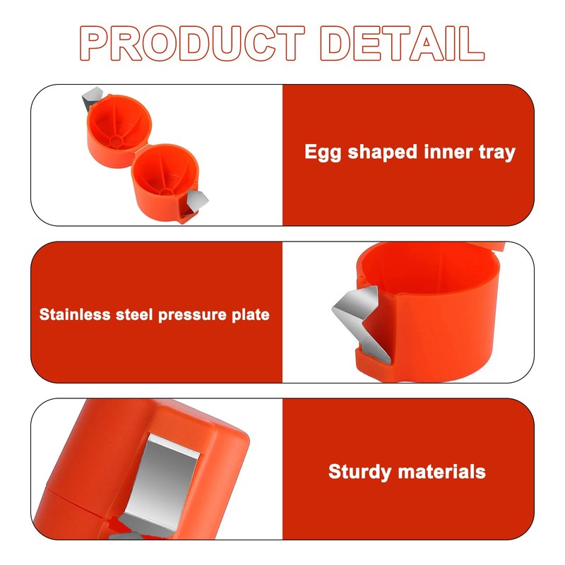 3PCS No Mess Easy Egg Opener - Easy Egg Opener,