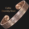 Holistic Magnets Copper Magnetic Bracelet Men's Women's Celtic Bangle Copper