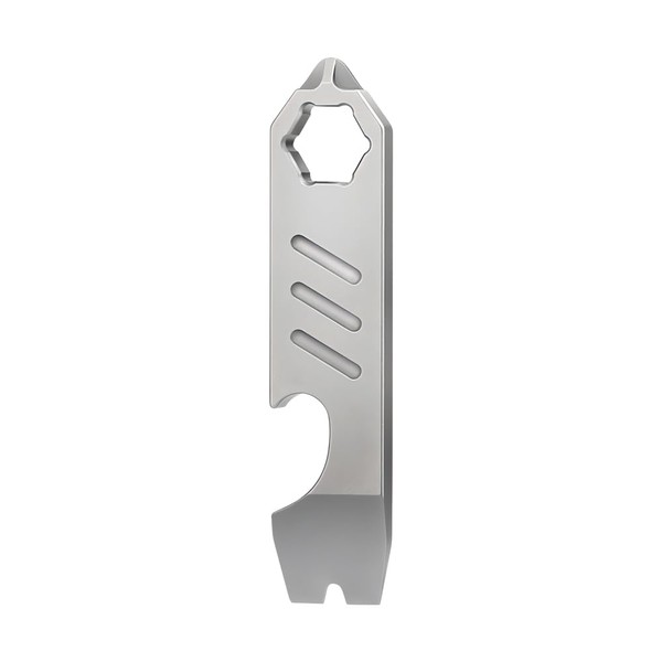 Pry Bar, TC4 Titanium Pocket Pry Tools with Bottle Opener