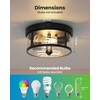 Outdoor Ceiling Light with Motion Sensor 9.3in - Porch Lights