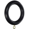 Bulk Hardware BH05963 Wood Curtain Pole Rings With Screw Eye