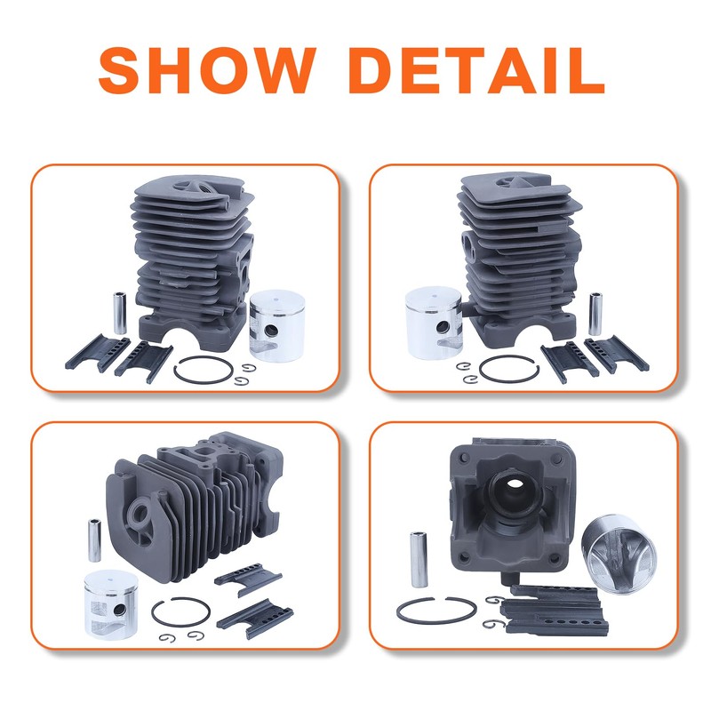 Mtanlo Cylinder Piston Top End Rebuild Kit For Poulan Pro