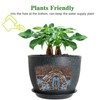 UOUZ UOUZ 12inch Large Plant Pot, Modern Plastic Planter with