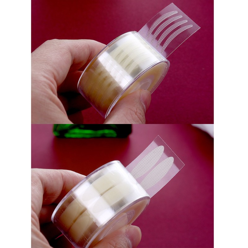 TecUnite 1200 Pieces Invisible Double Eyelid Tape Instant Lift Double
