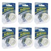 Sellotape Set of 6 Clever Dispensers with Six Rolls of