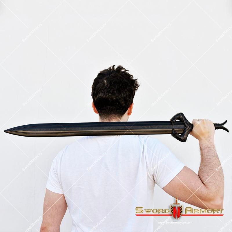Munetoshi 36" Polypropylene God Killer Black Sword Sturdy Display Training