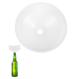 VICASKY 1 Pieza Embudo de Plástico Multiusos Grande para Cocina para Llenar como Aceite Vino y Cerveza Práctico y Conveniente