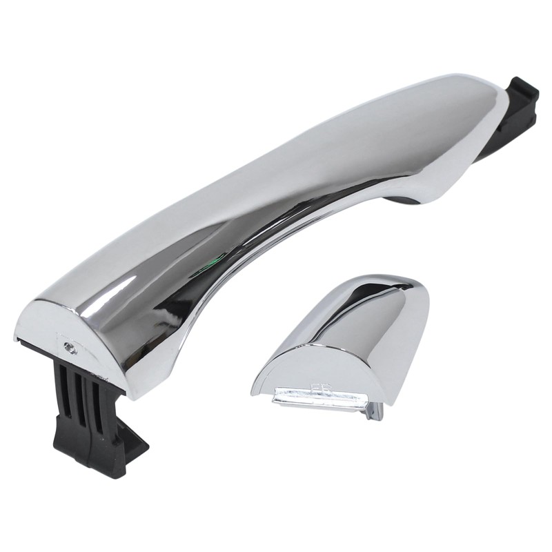 ApplianPar Front Passenger Side Exterior Door Handle Chrome for Kia