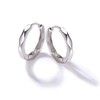 Immobird 925 Silver Hoop Earrings, Unisex Earrings, Men’s and Women’s