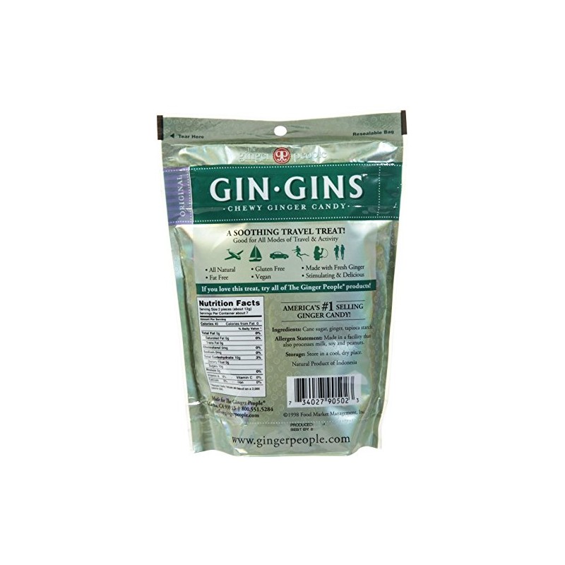 The Ginger People Original Ginger Chews - 3 oz