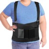 Uwzup Work Back Brace With Removable Suspenders - Safe Lower