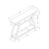 Monarch Specialties I CONSOLE TABLE, BLACK