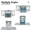 (4-Pack) 2 Slot U Post Base for 1-5/8" -5/8" Single
