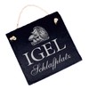 Hedgehog Sleeping Place Sign Slate Engraved Garden Sign Decorative Hedgehog