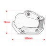 Modeer Compatible with Honda CRF1100L Africa Twin 2019-2024 Motorcycle Kickstand