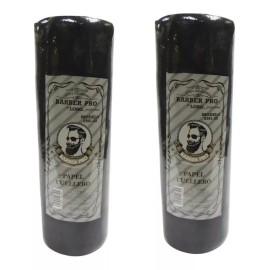 Barber Pro 2pz Papel Cuello Desechable Negro Barberia Barber Pro Negro