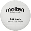 Molten MTV4SLW Volleyball Soft Touch No. 4 Ball, Artificial Leather,