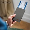 Vedicci Porta Pasaporte para Viaje de Tela. Cartera para pasaporte