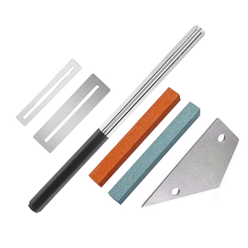 6Pcs Guitar Luthier Tool Kit Fret Crowning File Dressing Rocker